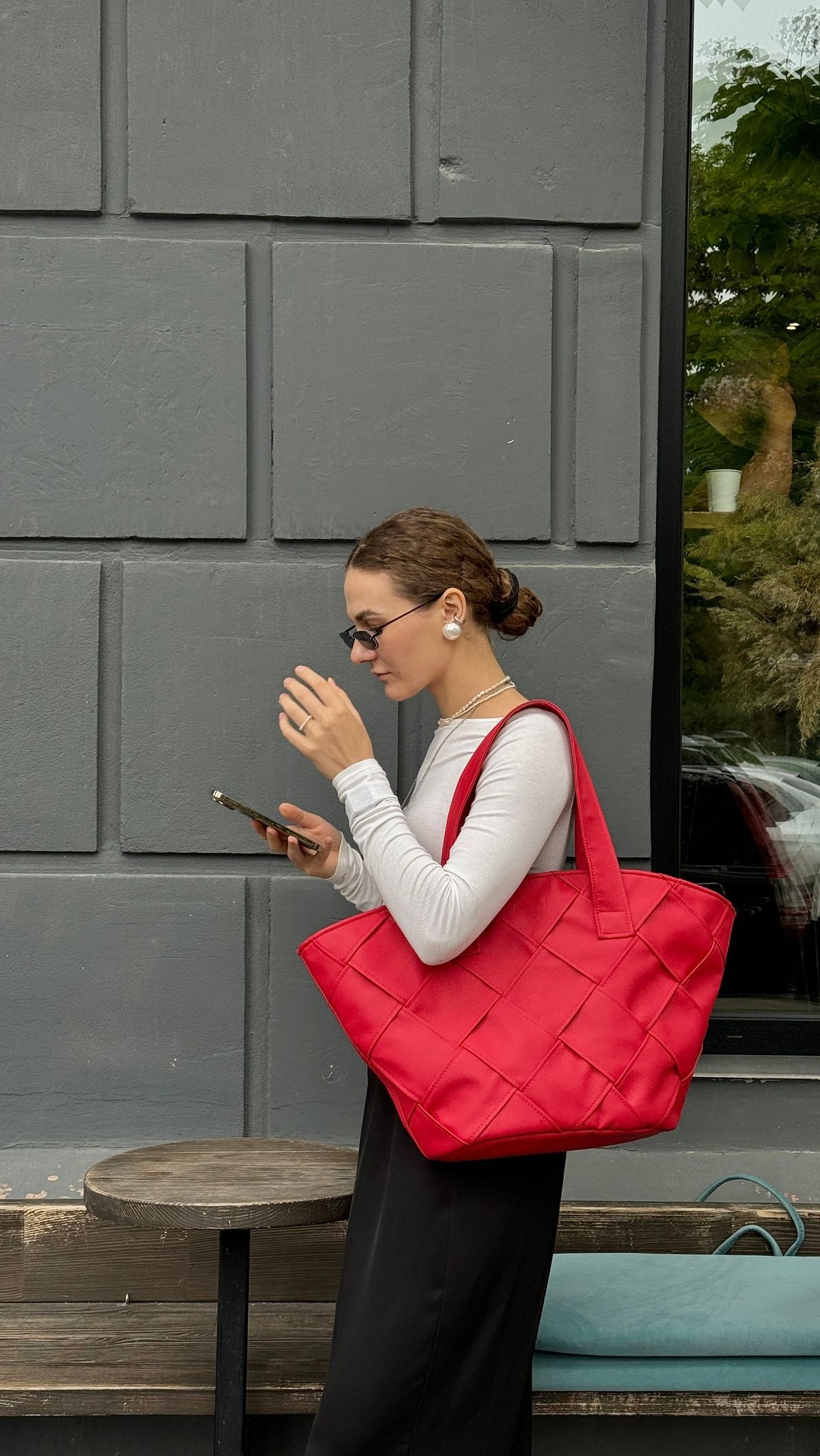 Red Tote Bag
