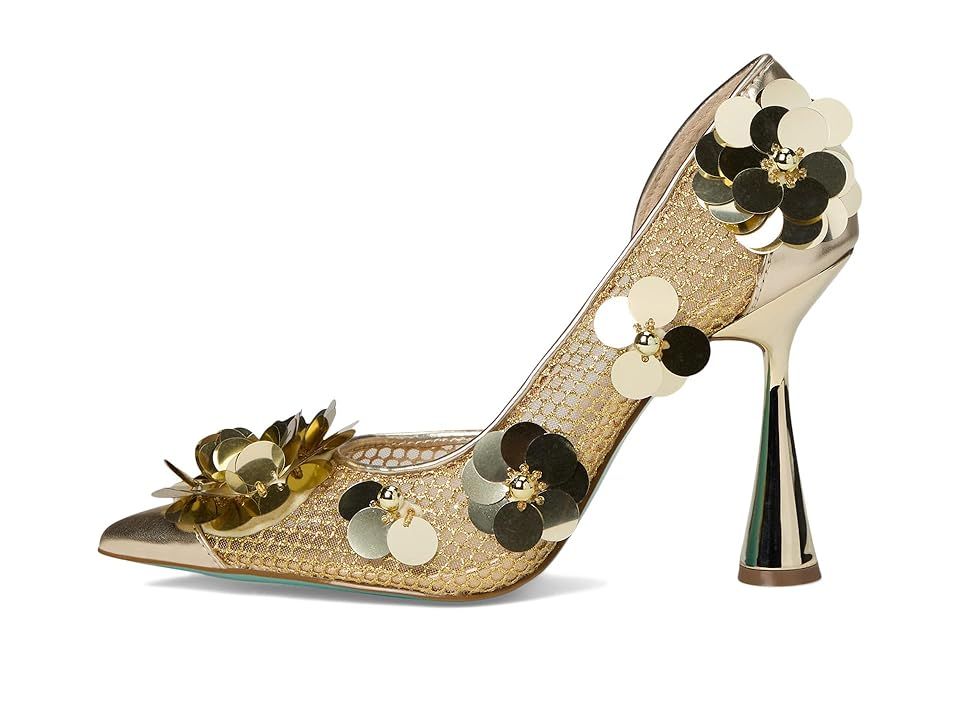 Blue by Betsey Johnson Nash High Women's Heels Gold