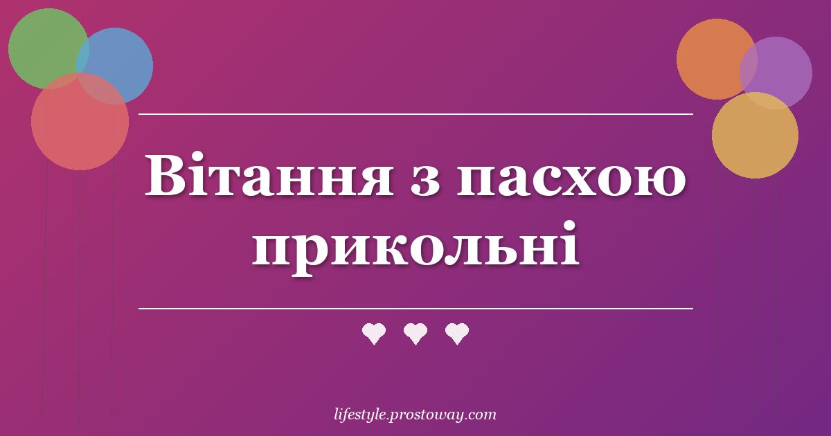 Вітання з пасхою прикольні