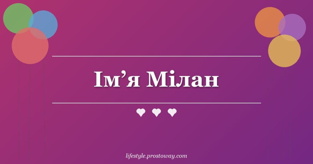 Ім’я Мілан