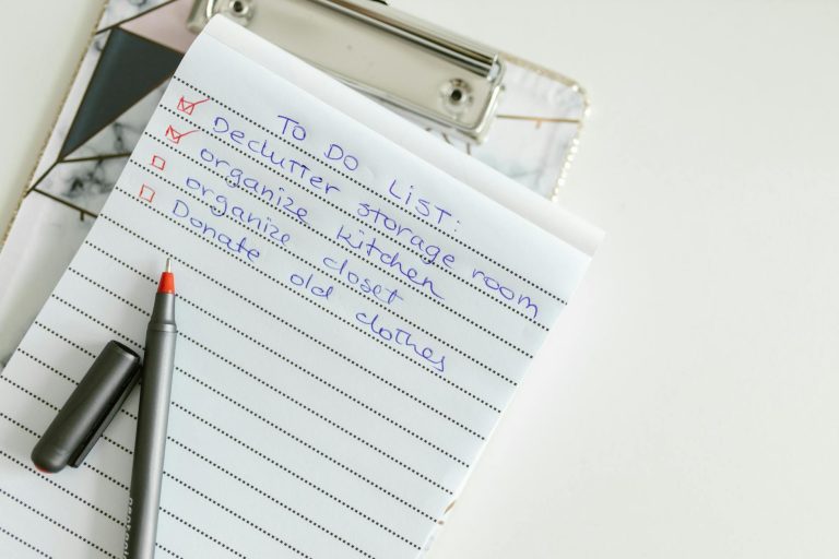 clutter declutter organize home