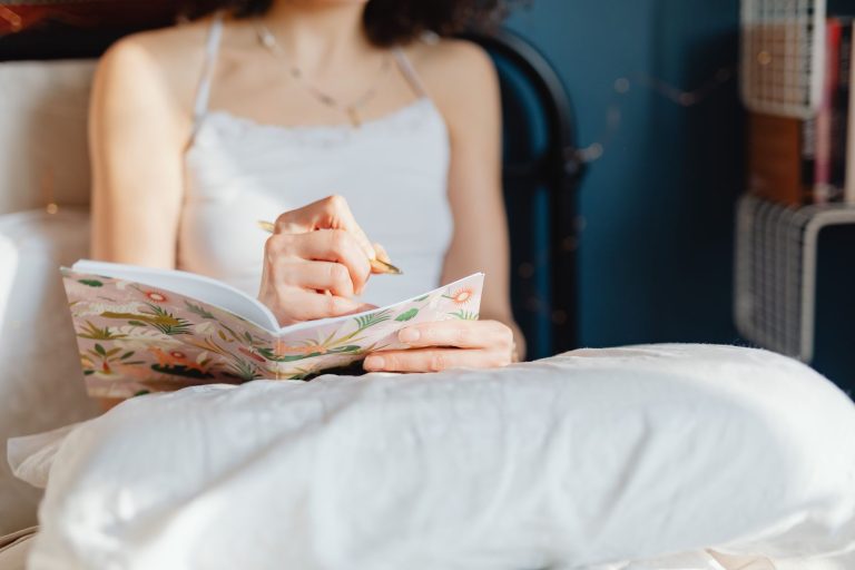 journaling notebook writing morning