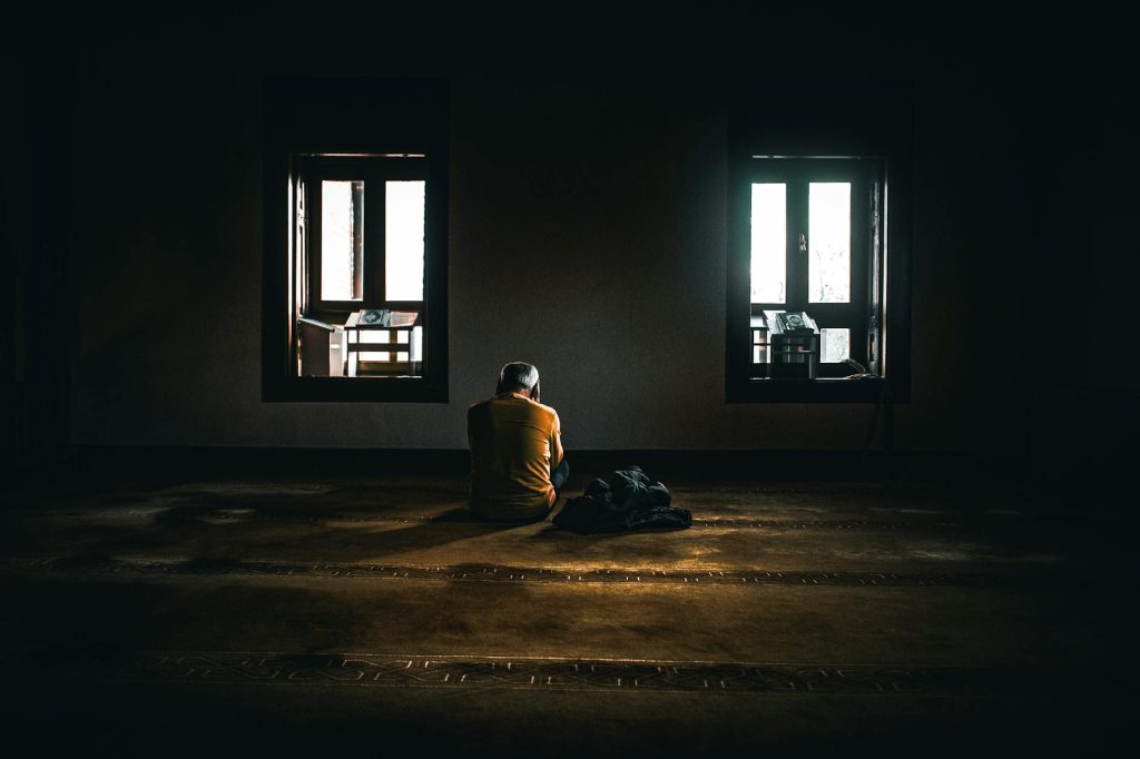 alone solitude calm window