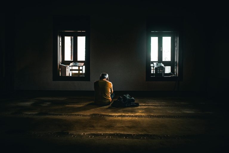 alone solitude calm window