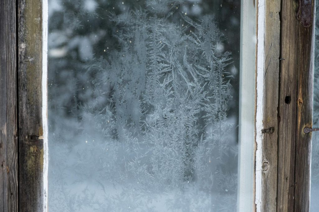 winter window weatherize home