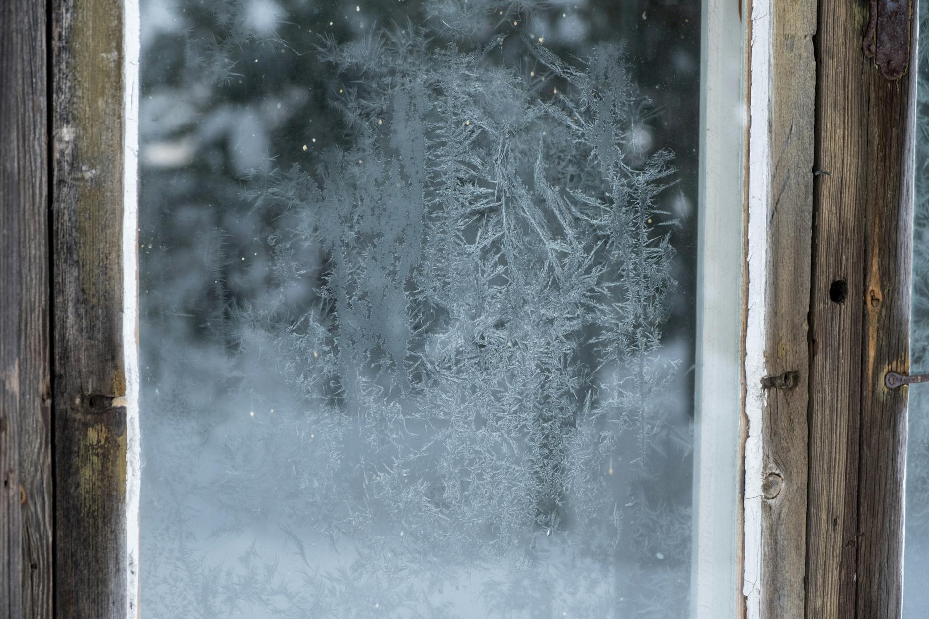 winter window weatherize home