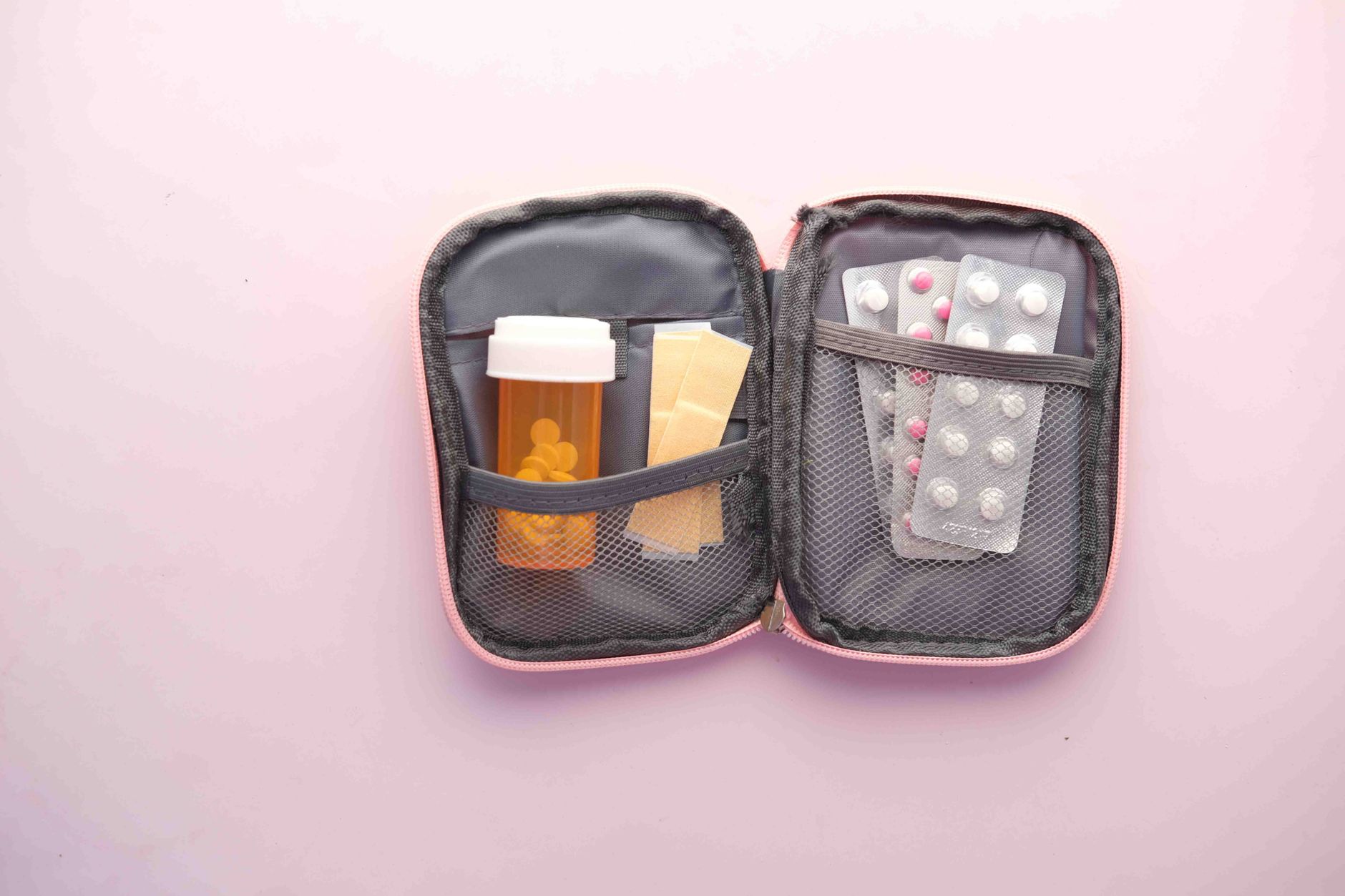 first aid kit pills medicine box