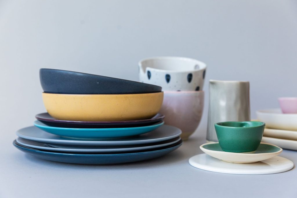 kitchen dishes plates set