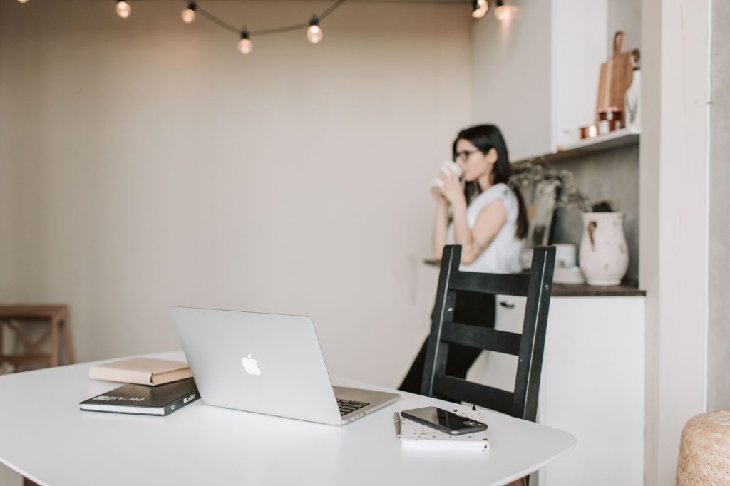 freelance laptop home office