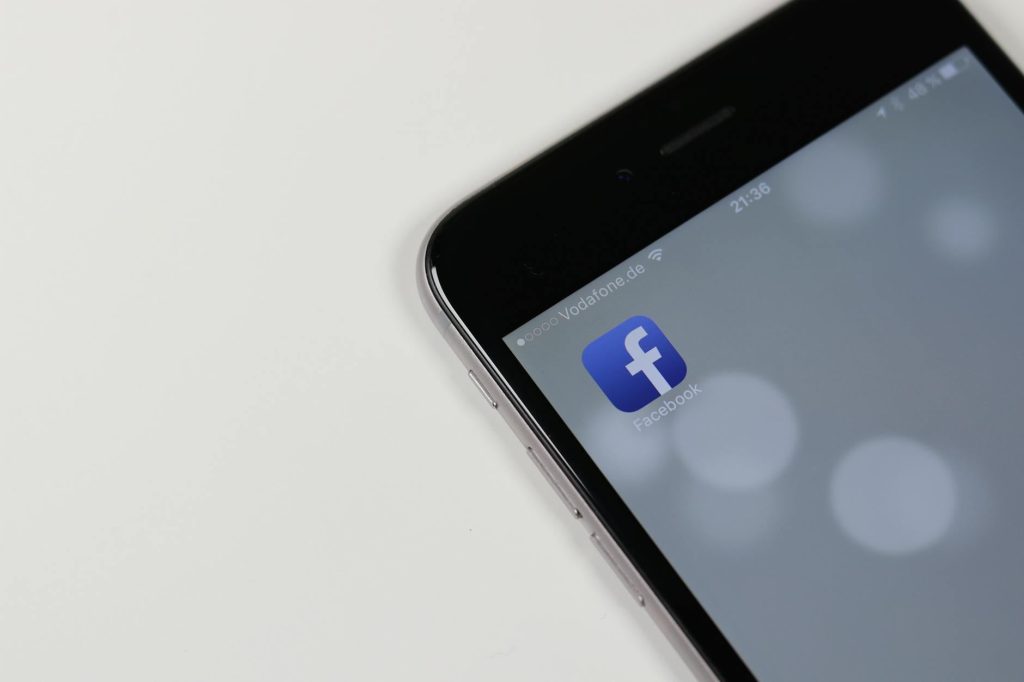 facebook social media post phone