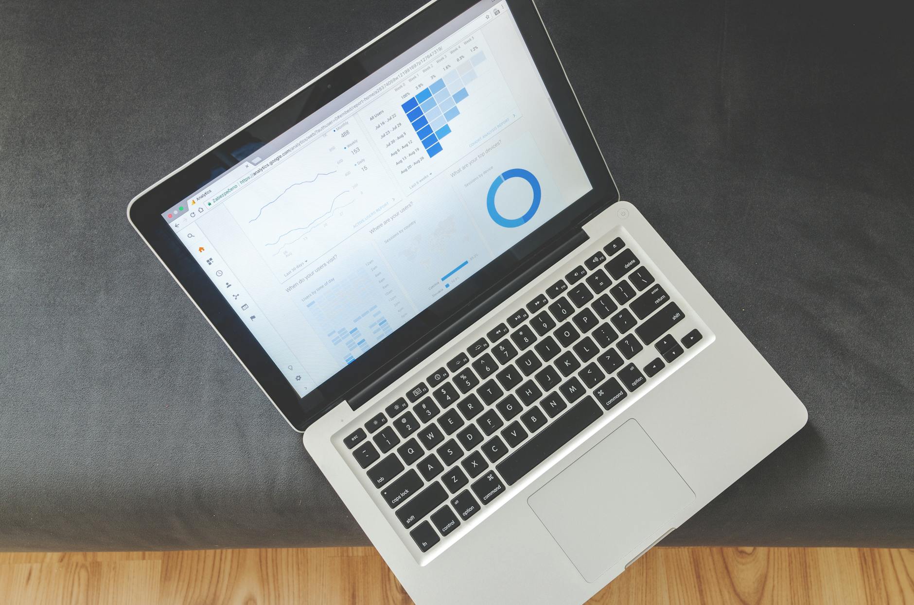 seo laptop analytics business