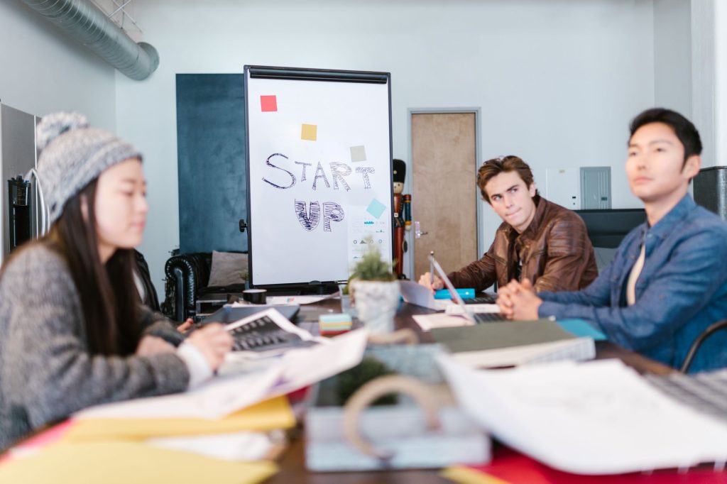 investor pitch business meeting