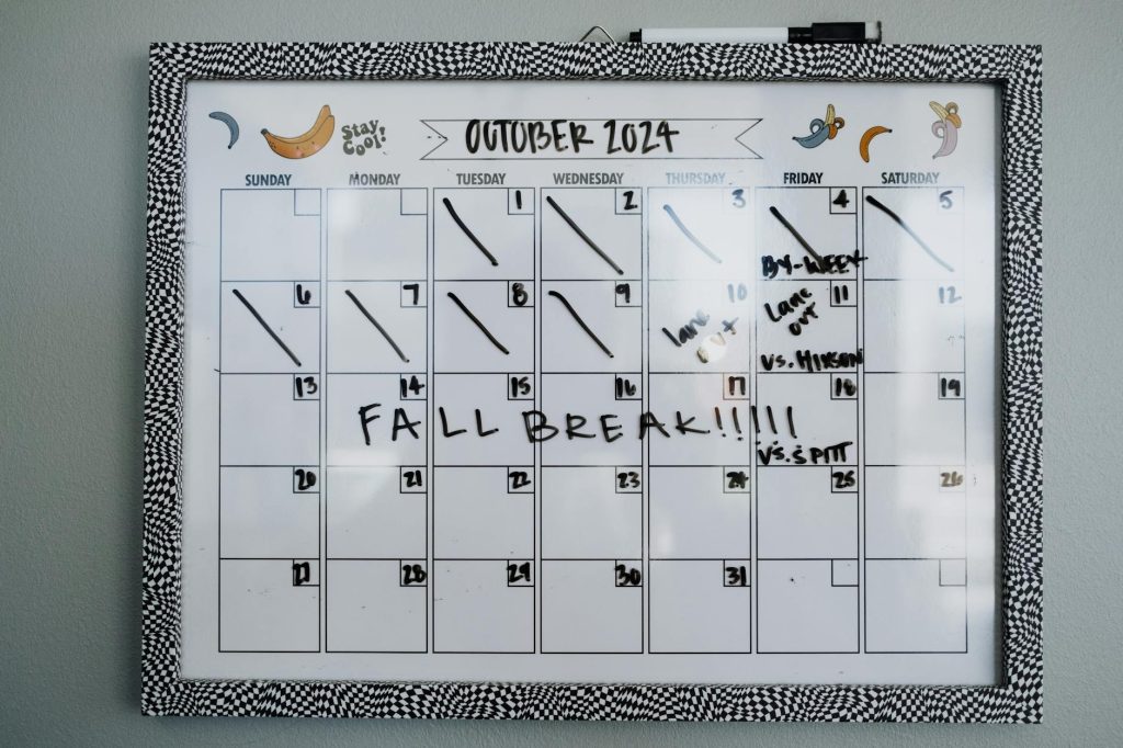 weekly workout plan calendar