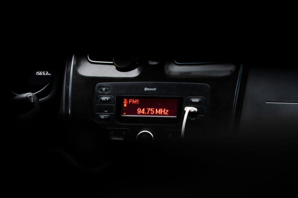 car stereo radio dashboard