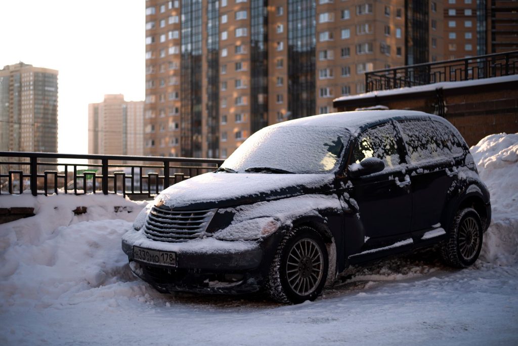 diesel car winter cold morning