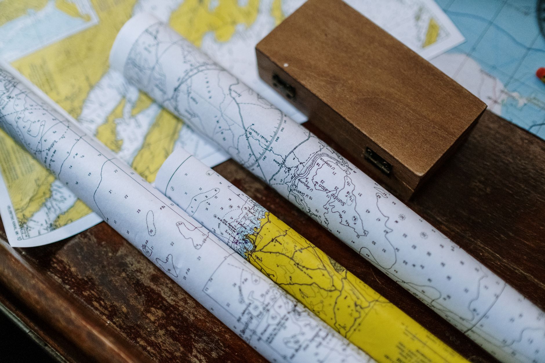 map navigation paper traditional