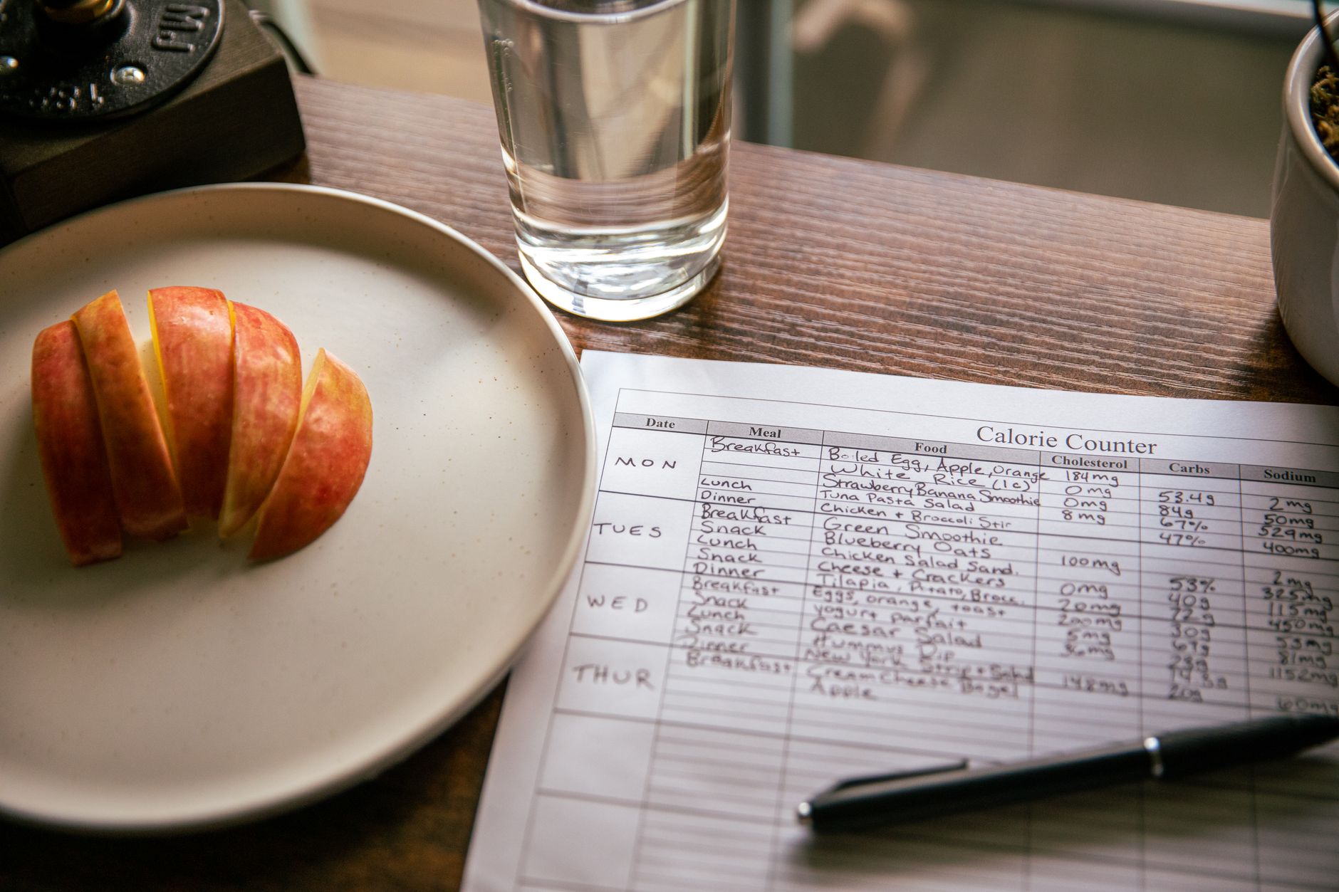 weekly meal planning food