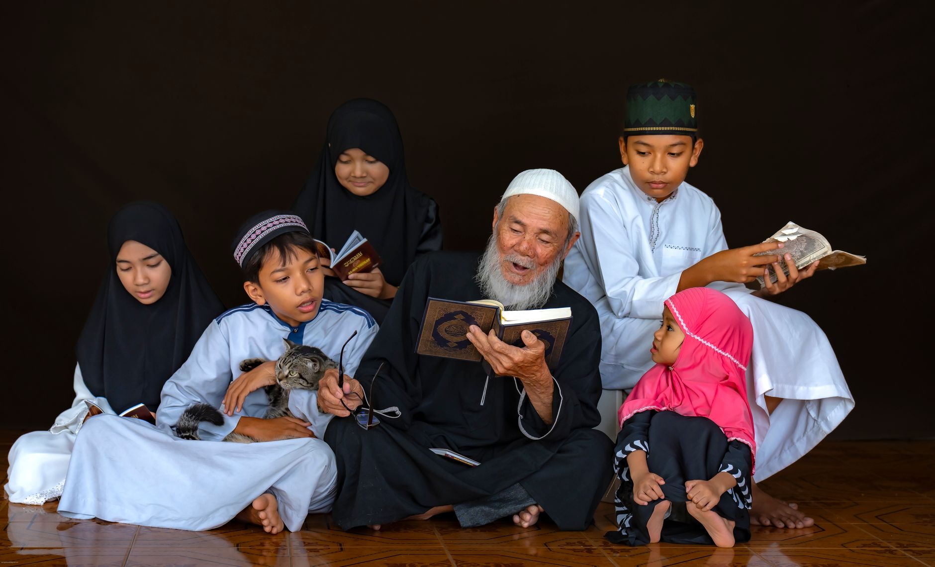 elderly respect children family