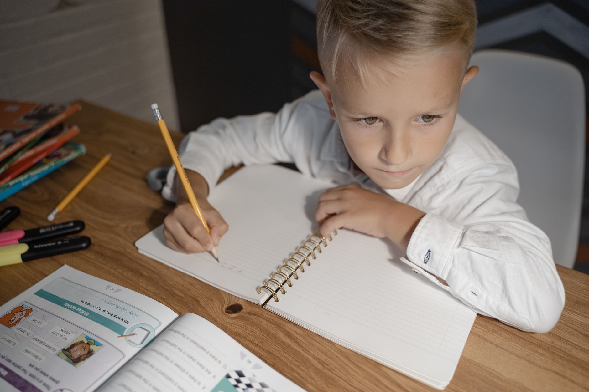 child learning study motivated