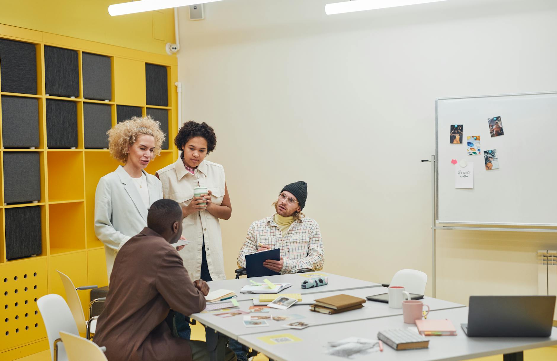 team building startup office