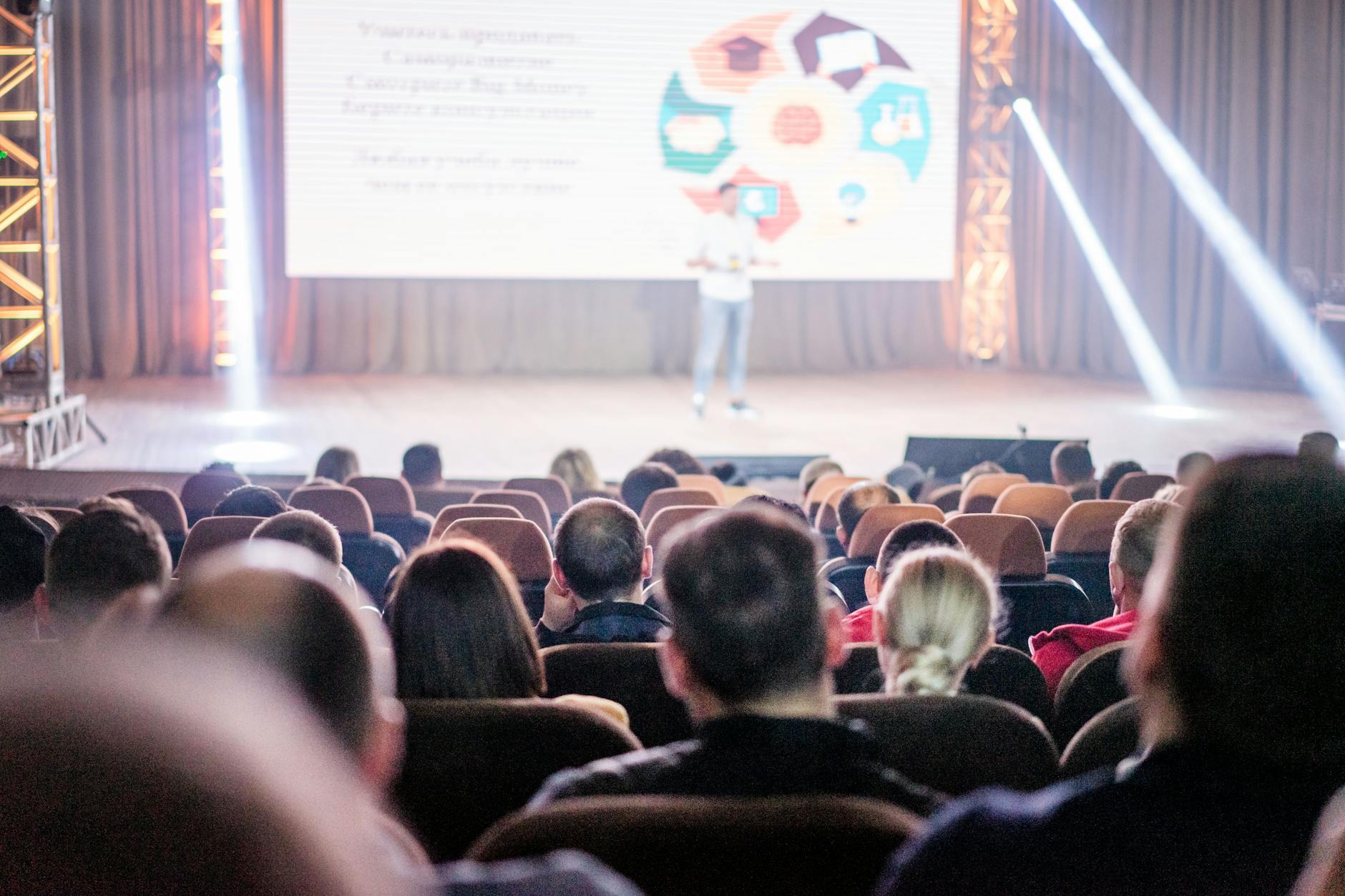 speaker conference business stage