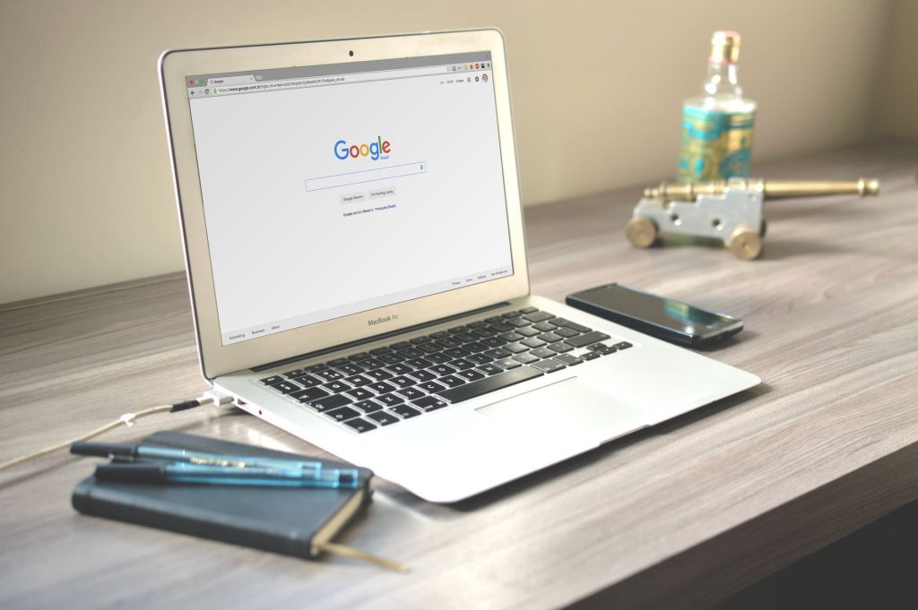 google sheets accounting laptop