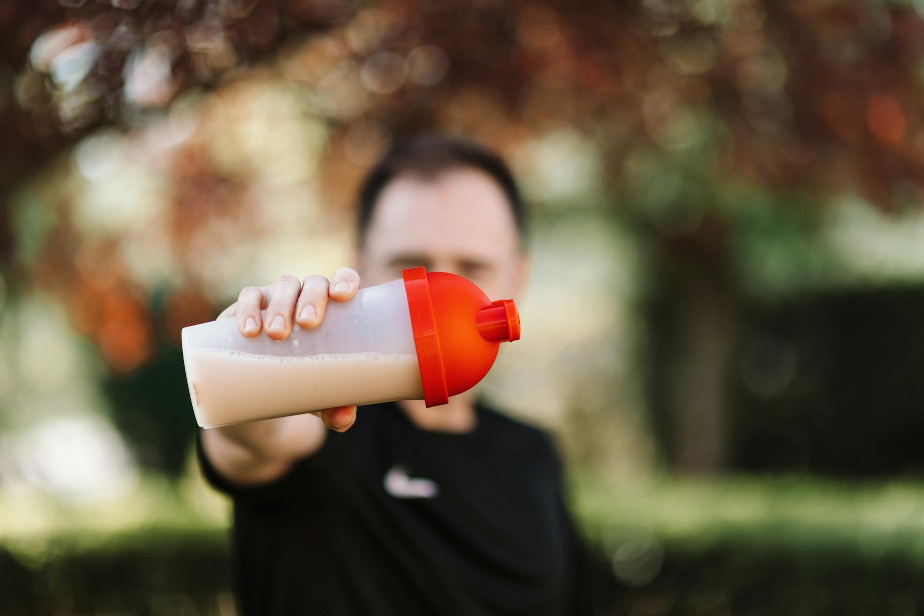 protein women shake bottle