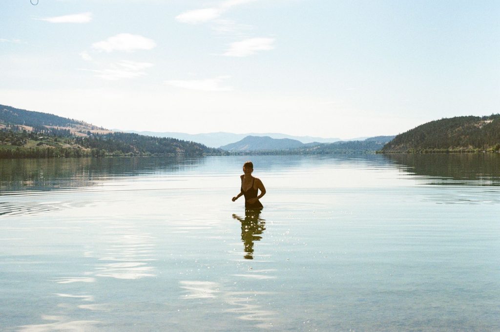 open water swimming lake
