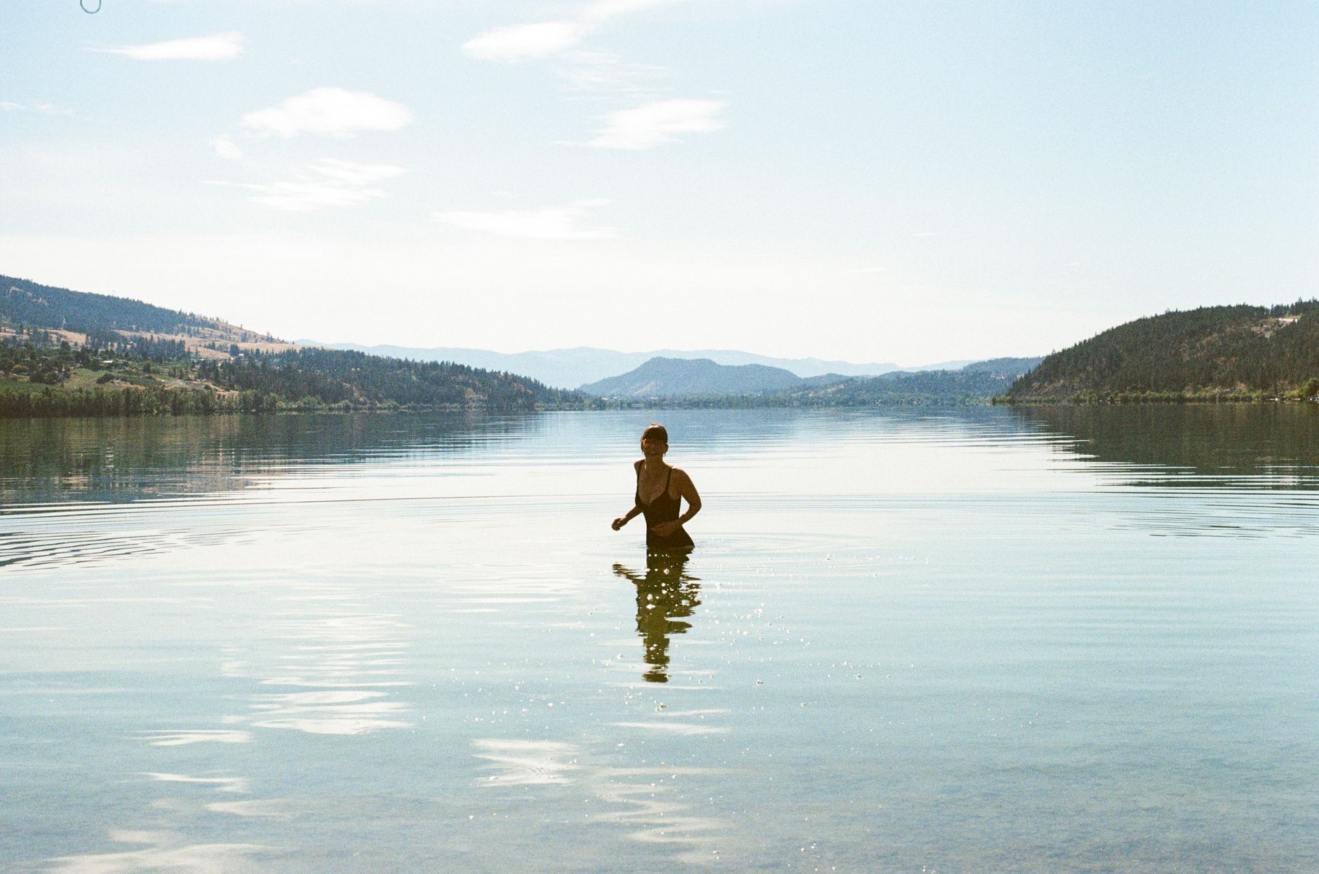 open water swimming lake