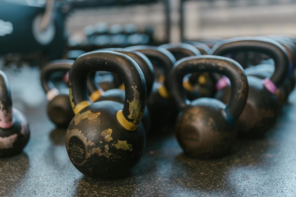 kettlebell weight choice gym