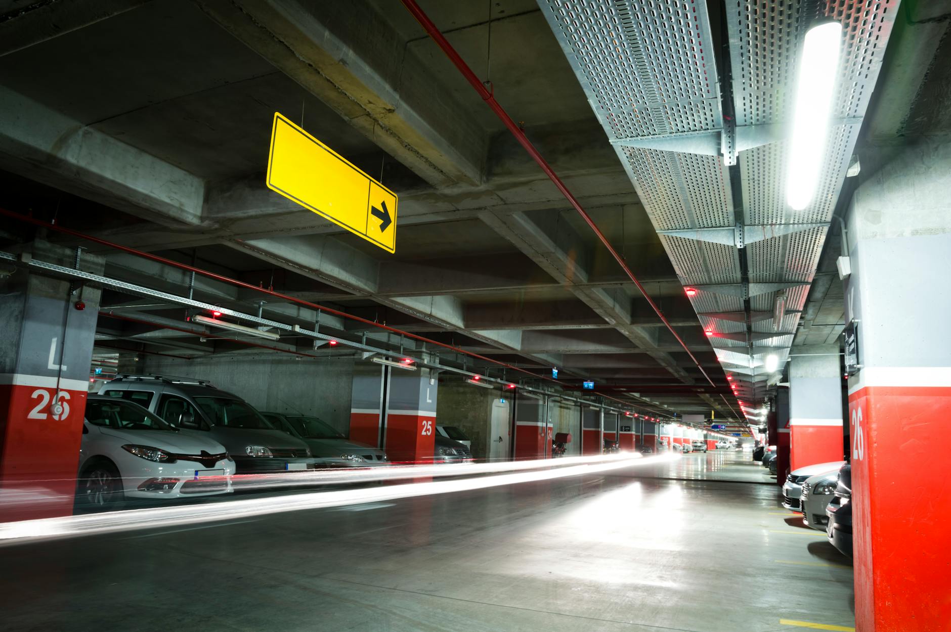 car long parking garage