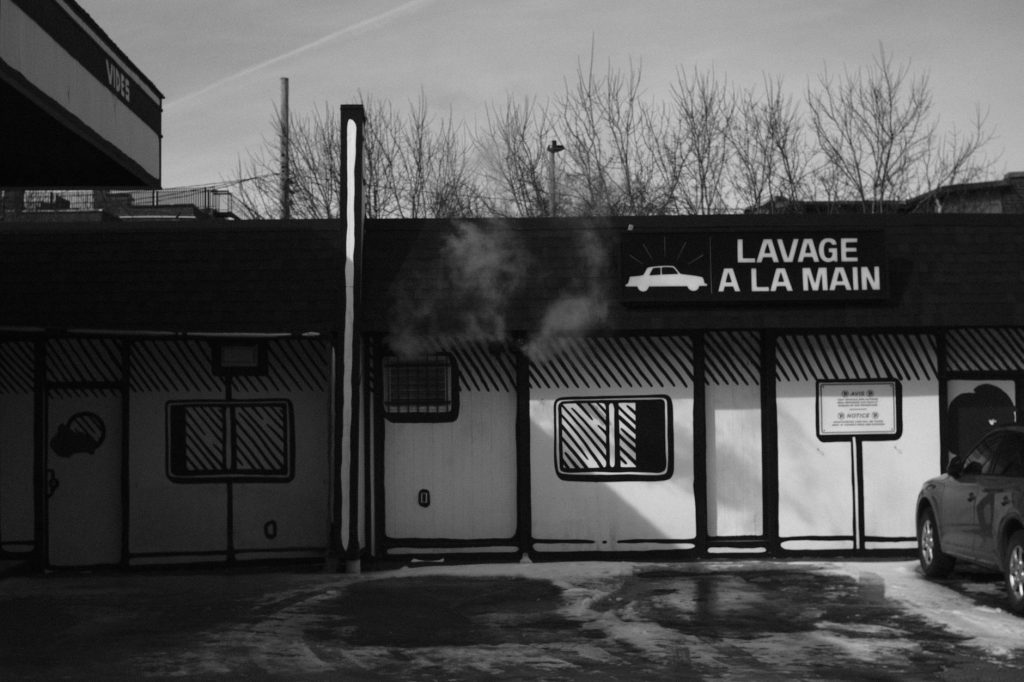 car wash winter ice cold